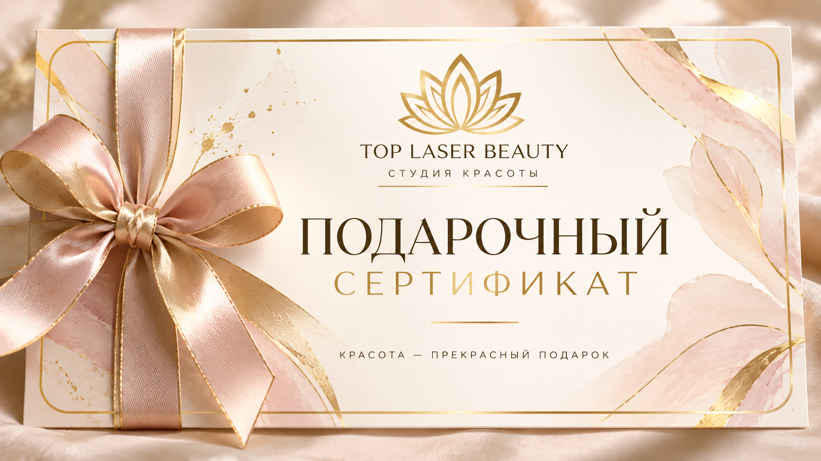 Подарочный сертификат Top Laser Beauty